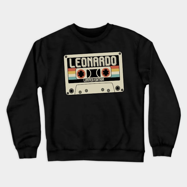 Leonardo - Limited Edition - Vintage Style Crewneck Sweatshirt by Debbie Art